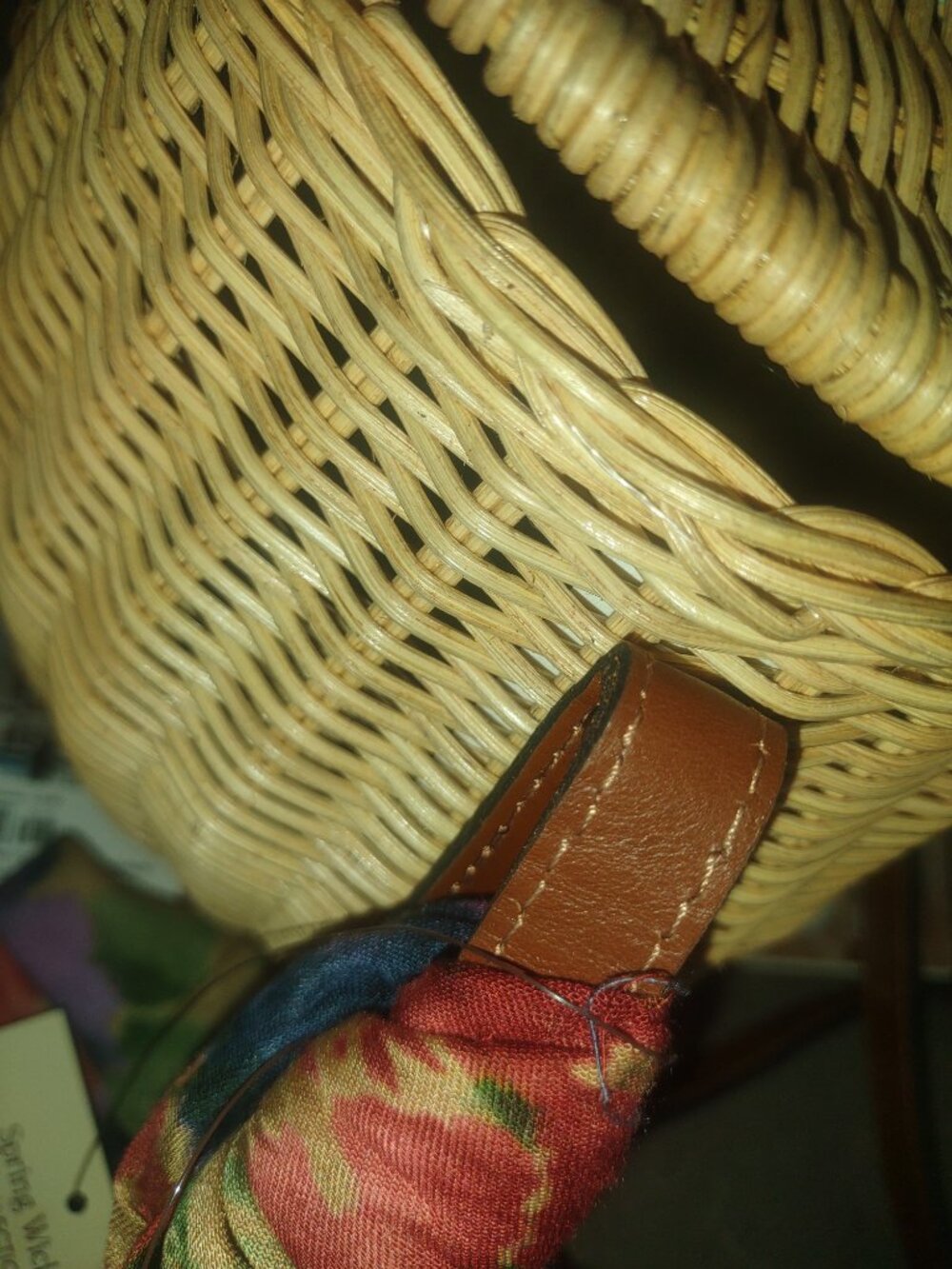Patricia Nash Duronia Small Rattan Basket bag - Picture 9 of 9